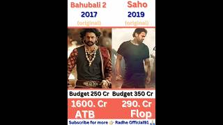 #shortsvideo bahubali 2 vs Saho movie box office collection comparison video 📸