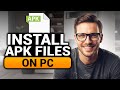How To Install APK Files On PC (FREE) | 𝟮𝟬𝟮𝟲 | 100% WORKS | NO Yapping, To The Point! | FAST & EASY