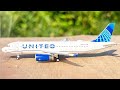 Altitude Models (Panda Models) United Airlines Airbus A320-200 1:400 Scale Model Review