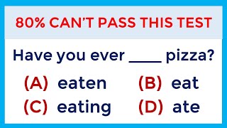 English Grammar Test 📖 | 80% Can't Pass This Quiz ✍️