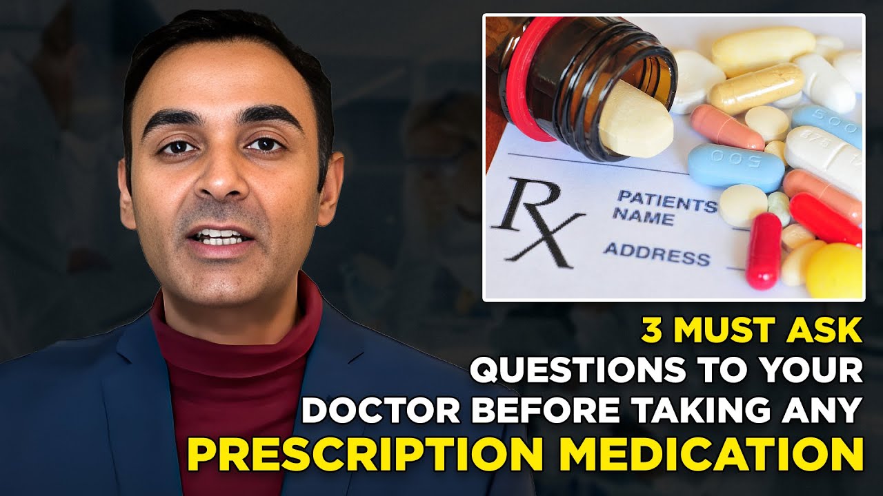 3 MUST ASK Questions To Your Doctor BEFORE Taking Any Prescription ...