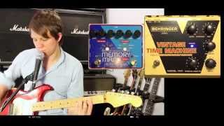 EHX Deluxe Memory Man TT vs Behringer VM1