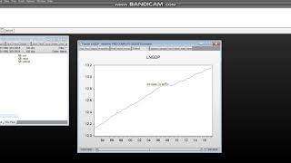Video 2 - Chow breakpoint test on Eviews