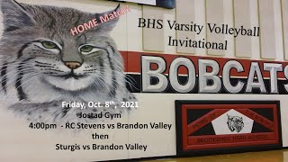 Brookings Bobcats Varsity Volleyball  Tournament (VB) Jostad Gym 10.8.21