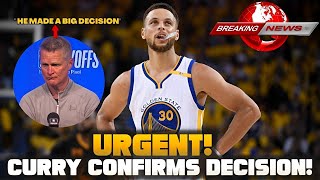 😢 URGENT! BIG DECISION FOR CURRY! LATEST NEWS FROM GOLDEN STATE WARRIORS !