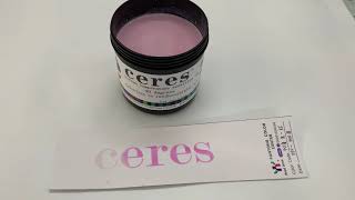 Ceres Security ink 40degree colorless to red Reversible thermochromic Ink温变油墨40度 无到红