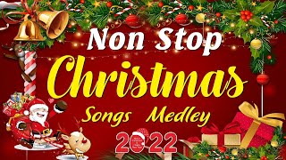 Best Non Stop Christmas Songs Medley 2022 🎄🎁 Greatest Old Christmas Songs Medey 2022 ⛄