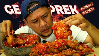 Download Mp3 Abis Satu Ekor MUKBANG AYAM GEPREK PEDAS banget mukbang makanan pedas Ayam geprek