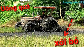 KUBOTA 7500 Phúp Xới Đất Lúa Chét Trộn Rạ Thấy Ham