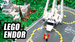Custom LEGO Star Wars Endor in Mini Scale