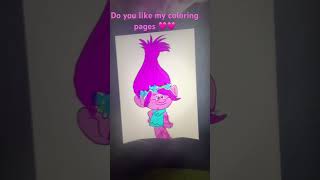 More trolls coloring pages #trolls #shorts #music #sing #song #dancingristoranteleacacie