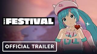 Fortnite Festival - Official Hatsune Miku Season 7 Reveal Trailer