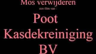 Mos verwijderen door Poot reiniging