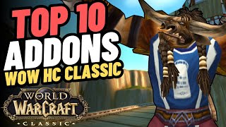 Top 10 Must-Have Addons for WoW Classic Hardcore | Best Hardcore Addons in 2025