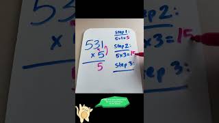 Multiplication Practice | Standard Algorithm | 1 x 3 Digit Number #mathproblems #multiplication
