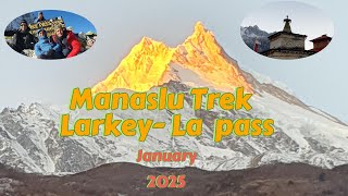 Larke la pass /manaslu trek