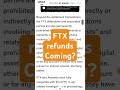 are ftx refunds coming to customers