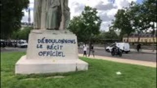 Paris statue of WWl-era commander defaced