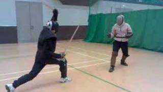 AHF Broadsword \u0026 Dagger Fight 3 - Mike vs John