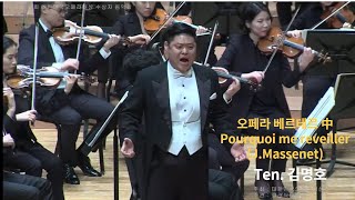 Pourquoi me reveiller [Werther] J.Massenet (봄의 숨결이여[베르테르]) Ten. 김명호