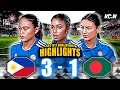 Philippines vs Bangladesh Highlight Goals | AFC U17 Women's Asian Cup Qualifiers