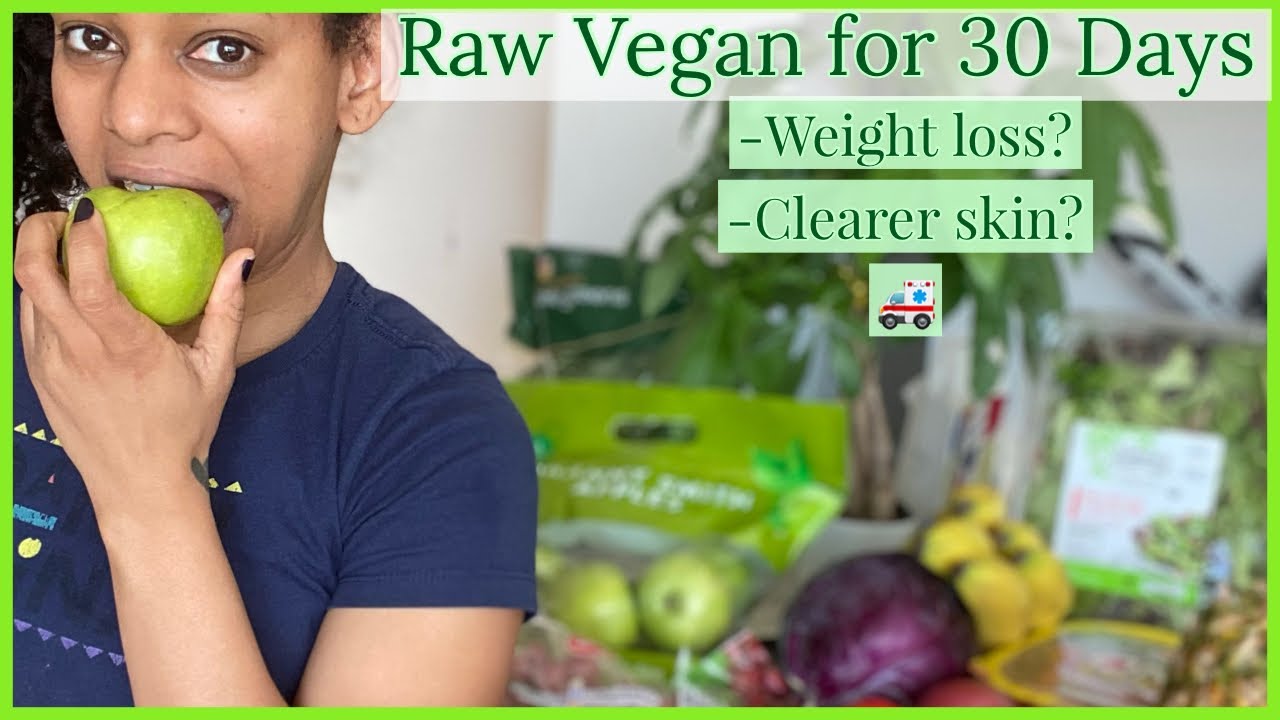 I Tried The Raw Vegan Diet 30 Day Challenge| Weight Loss? Clear Skin ...