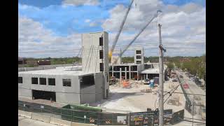 Timelapse of Precast Erection at Apex 400 Apartments