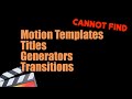 Install FCPX Plugins - No 