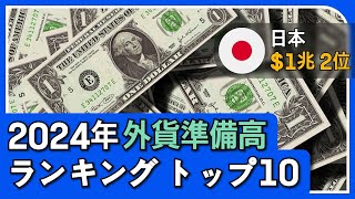 2024年最新の国家別外貨準備高ランキング！1位はどの国？