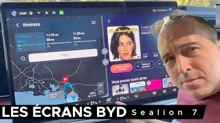 Les écrans de BYD : les chinois rattrapent Tesla ! (Sur Sealion 7)