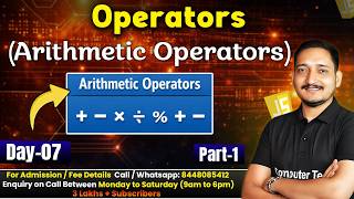 #7 Arithmetic Operators in JavaScript | JavaScript Tutorial for Beginners | Computer Tech Academy