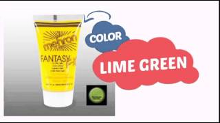 Mehron Fantasy FX Liquid Face Paints - Fluorescent Lime (1 oz) - ClownAntics.com