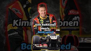 How Kimi Raikkonen Almost BANKRUPTED An F1 Team! 🤯😅 #shorts