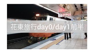 【旅log】花東旅行day0/day1前半 | 夜行列車に乗って台東へ