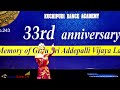 sri vijaya natya nikethan 33rd anniversary live