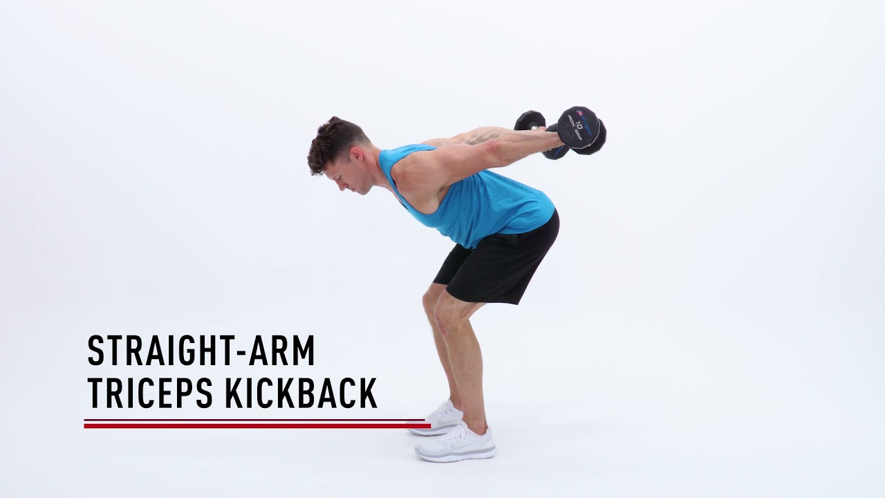 Straight-Arm Triceps Kickback | Strength Primer - YouTube