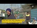 farmers remove tents at singhu border