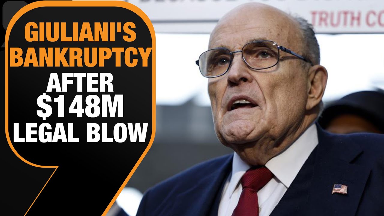 Former NY Mayor Rudy Giuliani Files For Bankruptcy After $148 Million ...