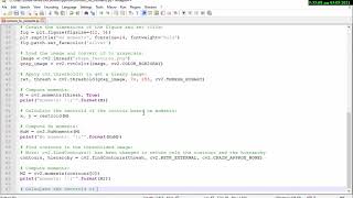 【PYTHON OPENCV】Hu moments calculation