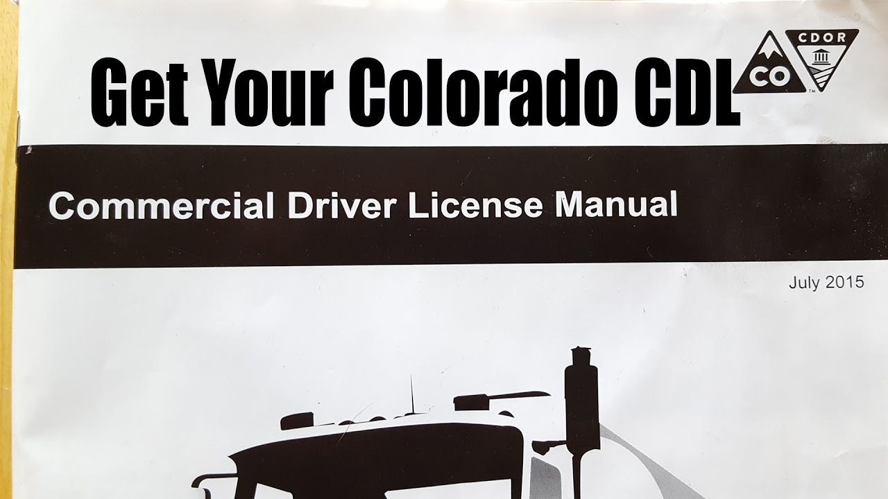 How To Get A CDL Cass B In Colorado. Commercial Driver's License. - YouTube