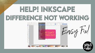 Help! Inkscape Difference Not Working? Easy Fix for SVGs (Cricut Beginner Friendly)