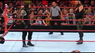 Roman Reigns attack and injures Braun Storwman in WWE maina