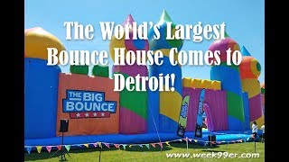 The World's Largest Bounce House Comes to Metro Detroit! Check out what you can do there!