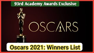 Oscars 2021 Complete Winners List | Oscars 2021 | Oscars 2021 Live | Oscar Awards