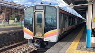 白新線・羽越本線(普通)車窓[2/2]新発田→村上/ E129系 新潟733発(村上行)