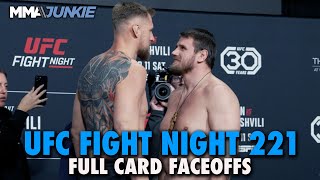 UFC Fight Night 221 Full Fight Card Faceoffs From Las Vegas