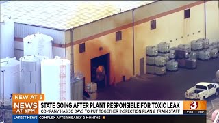 State going after Buckeye facility plant responsible for toxic leak