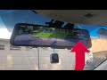 Wolfbox G900 4k Dashcam Mirror with Backup Camera installation