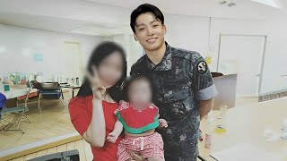 Breaking through the military camp, this mother and child entered BTS Jungkook's room just to....
