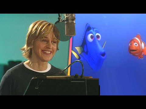 Finding Nemo Ellen Degeneres Records Whale Scene Flashback The